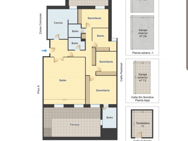 plano-terrazas-vega-del-rey-camas-sevilla-4-dormitorios